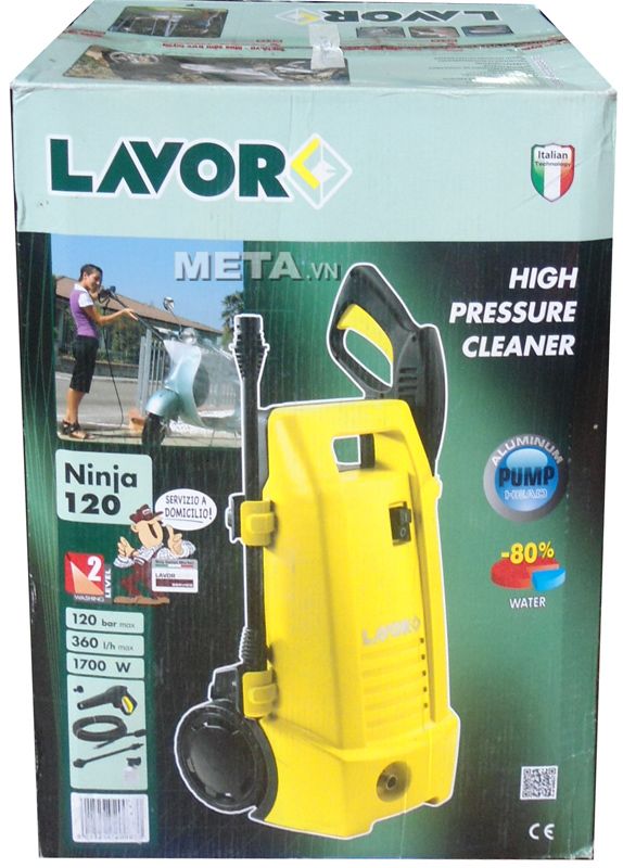 Đánh giá máy bơm rửa xe Lavor Ninjia 120