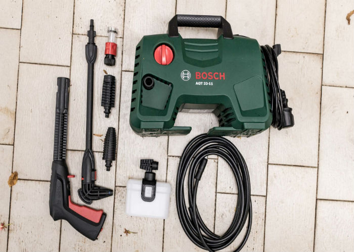Cận cảnh máy rửa xe công nghệ cao Bosh Aquatak 33-11