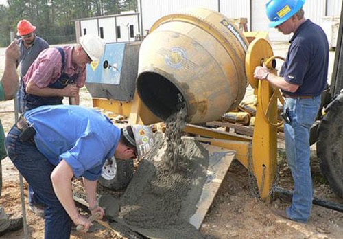5 yêu cầu khi sử dụng máy trộn bê tông