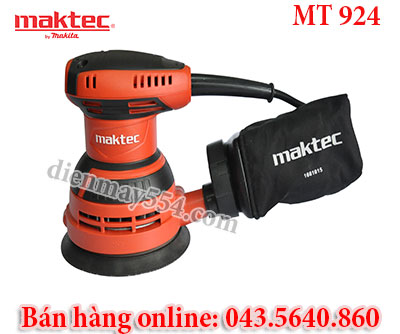 Máy chà nhám quỹ đạo tròn Maktec MT924